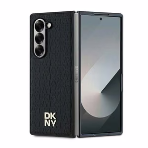 DKNY Repeat Pattern Stack Logo Чехол для Samsung Galaxy Z Fold6 - чёрный