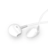 Dudao X10S wiraudonas in-ear ausinės 3.5mm mini jack 1.15m - baltas