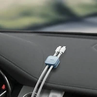 Uniq Pod lipnus kabelių tvarkytuvų rinkinys, 8 vnt., žalias / rūko žalias