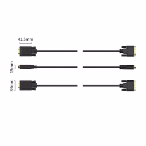 Orico XD-DITV DVI 24+1–VGA, Full HD laidas, 5 m – juodas