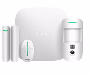 Ajax StarterKit Cam HDR apsaugos signalizacija, balta