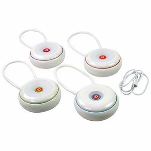 Grundig sulankstomas LED stalinis šviestuvas, 15 cm, oranžinis