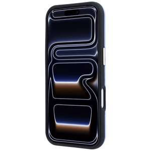 Guess Perforated 4G Gold Logo MagSafe dėklas, skirtas iPhone 18 Pro / 17 Pro – spalva: šviesiai mėlyna