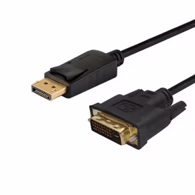 Savio CL-106 vaizdo kabelio adapteris 1,8 m DisplayPort DVI Juoda