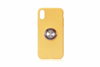 SILICONE RING IPHONE 11 PRO geltonas