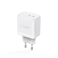 Forever CORE SMART PD sieninis įkroviklis 2xUSB-C 45W