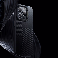 Montage Magnetinis Armor Pro Kevlar dėklas su metalo rėmu 600D+1500D (MA62) iPhone 15 Pro Max juodas (m)