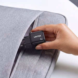 Unitek GaN tinklo įkroviklis 45W 2x USB-C PD 3.0 QC