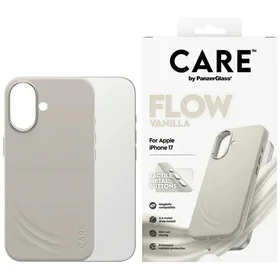 "CARE by PanzerGlass FLOW MagSafe" dėklas "iPhone 17" - Smėlio spalvos