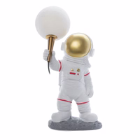 Mėnulio stalo lempa ASTRONAUTAS stovintis Art Deco (modelis 1) AMTL