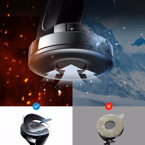 Automobilinis laikiklis Joyroom JR-ZS240 juodas (belaidis įkrovimas 15W) (magnetinis / klijuojantis)