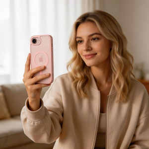 Tech-Protect BasicMag MagSafe dėklas iPhone 16e / 17e matinis švelniai rožinis