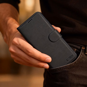 Tech-Protect Wallet piniginės tipo dėklas, skirtas OnePlus Nord 6 – juodas