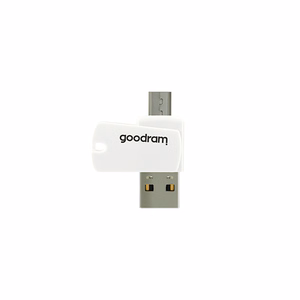 Картридер GoodRam USB A + Micro USB ALL IN ONE M1A4 + карта памяти micro SD 128GB с адаптером SD