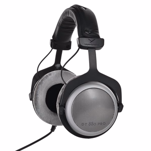 Beyerdynamic DT 880 PRO – studijinės ausinės, pusiau atviro tipo, juodos / sidabro spalvos (490970)