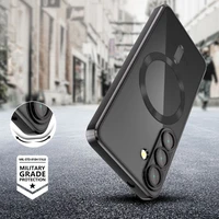 Tech-Protect MagFlex Magnetinis dėklas telefonui Samsung Galaxy A26 5G - skaidrus juodas