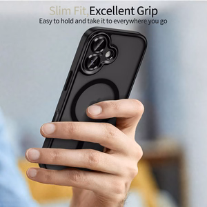 Tech-Protect MagCam MagSafe dėklas telefonui iPhone 17 - matinė juoda