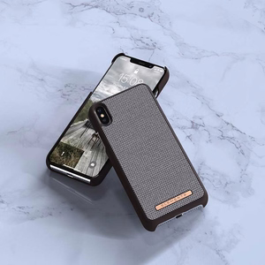 Чехол Nordic Elements Saeson Idun Pattern 1 для iPhone XS Max, тёмно-коричневый