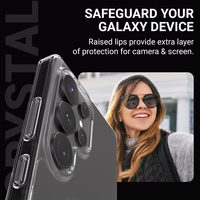 Crong Crystal Shield Cover - Samsung Galaxy S25 Ultra dėklas (skaidrus)