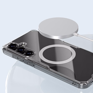 Nillkin Nature TPU Pro Magnetinis dėklas telefonui su MagSafe Samsung S25+ - Baltas