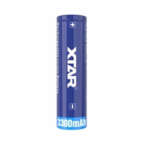XTAR 18650 3,6 V ličio jonų 3300 mAh baterija su apsauga