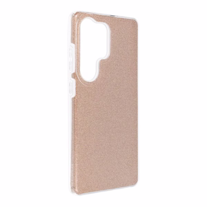 Švytintis dėklas telefonui Samsung S25 Ultra auksinis
