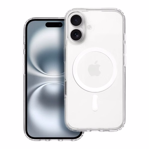 „Clear Mag Cover Elite STR“ dėklas, skirtas „iPhone 17 Pro Max / 18 Pro Max“, suderinamas su „MagSafe“, iš negelstančios medžiagos, su „Camera Control“ mygtuku – skaidrus