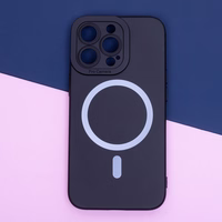 Silicon Mag dėklas for iPhone 16 Plus 6,7" juodas