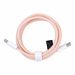 Kabelis Type-C į Type-C PD QC3.0 3A 60W C263 1,5 m rožinis