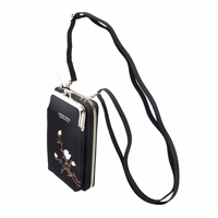 Megztas krepšys telefonui GCW17 juodas