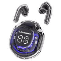 Acefast T8 TWS Bluetooth belaidės ausinės - juodos