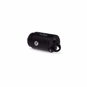 Puro Mini 30W Power Delivery 2 x USB-C automobilinis įkroviklis - juodas