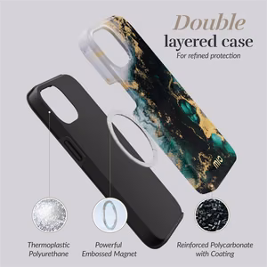 MIO Green Marble Magsafe Compatible for iPhone 17 Pro