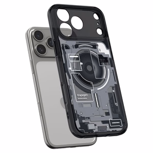 Spigen Ultra Hybrid MagSafe Zero One dėklas iPhone 18 Pro Max / 17 Pro Max, juodas