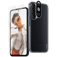 CARE by PanzerGlass Flagship 3in1 dėklas, stiklas ir objektyvo apsauga Samsung Galaxy A36 5G - skaidrus