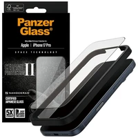 PanzerGlass Keraminis II Itin platus pritaikymas EasyAligner apsauginis stiklas iPhone 17 Pro