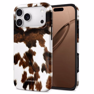 Tech-Protect Lamano MagSafe dėklas iPhone 18 Pro / 17 Pro, baltas ir rudas