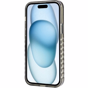 Audi IML Magnetinis dėklas su dideliu logotipu telefonui iPhone 15/14/13 - juodas