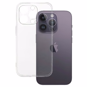 Ultra Clear 1 mm dėklas iPhone 14 Pro Max, skaidrus