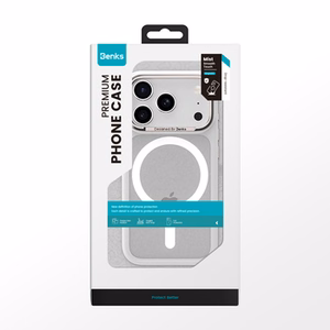 Benks Magnētinis Mist dėklas su metalo rėmu (0070) Iphone 17 Pro Max baltas