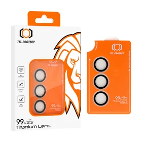 Grūdintas stiklas Tel Protect Titanium Lens 99% AR on camera for Samsung Galaxy S26 Plus transparent (lęšis 3 vnt.)