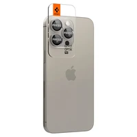 Spigen Optik.tR EZ Fit kameros apsauga iPhone 14 Pro / Pro Max / 15 Pro / Pro Max – natūralus titanas, 2 vnt.