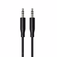 Borofone Kabelis AUX BL26 Standartinis - jack 3,5mm į jack 3,5mm - 1 metras juodas