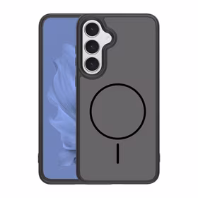 Frame Thin Mag dėklas for Samsung Galaxy S25 juodas