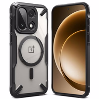 Ringke Fusion X Magnetic MagSafe deklas, skirtas OnePlus 15 - Skaidrus juodas