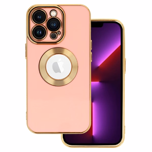 Dėklas telefonui Iphone 12 Pro rožinis