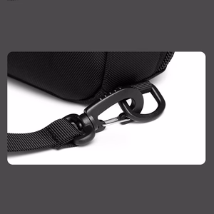 Wozinsky Premium 15,6'' nešiojamojo kompiuterio kuprinė / krepšys su dirželiu - juoda