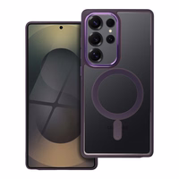 COLOR EDGE MAG COVER dėklas telefonui suderinamas su Magnetiniu SAMSUNG S25 ULTRA giliai violetinė