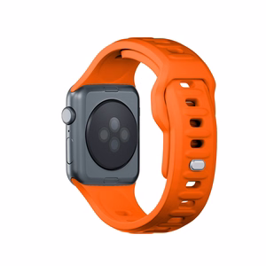 38/40/41/42 mm Orange (small) - 3mk Silicone Watch Strap for Apple