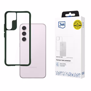 3mk Satin Armor Case+ зелёный для Samsung Galaxy S24 - прозрачный